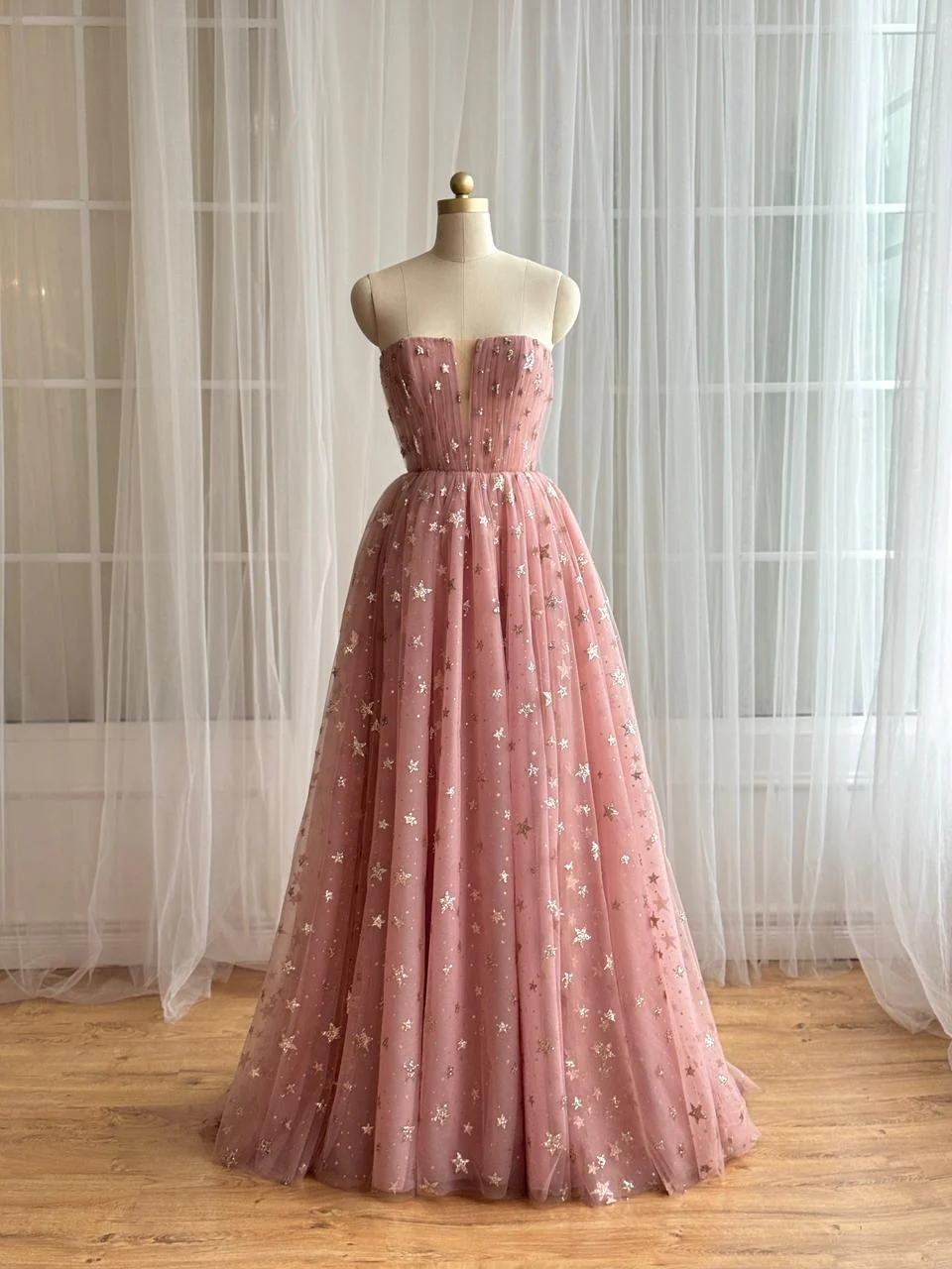 Pink Starry Gown