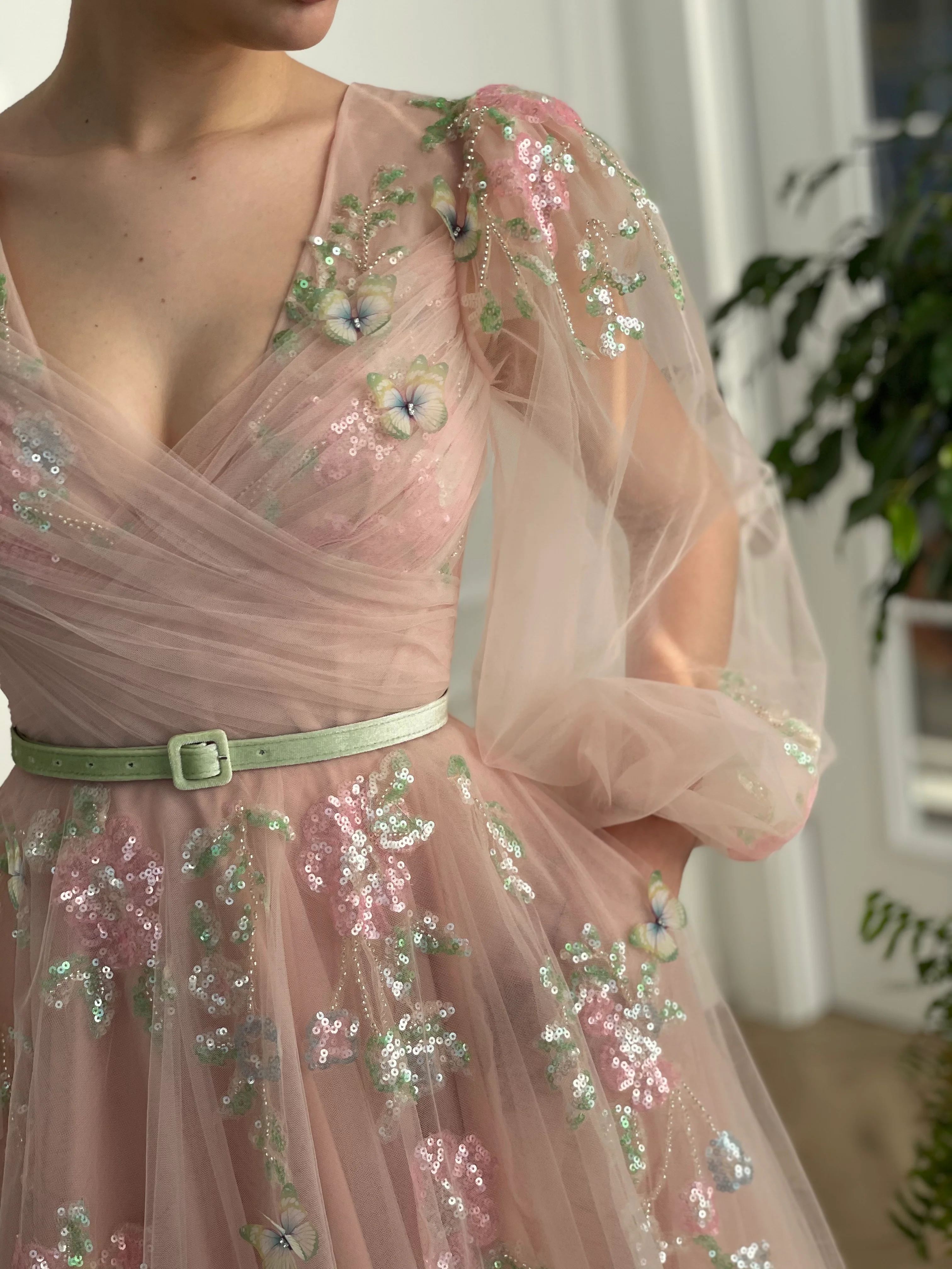 Primrose Pastel Pink Gown - Image 4