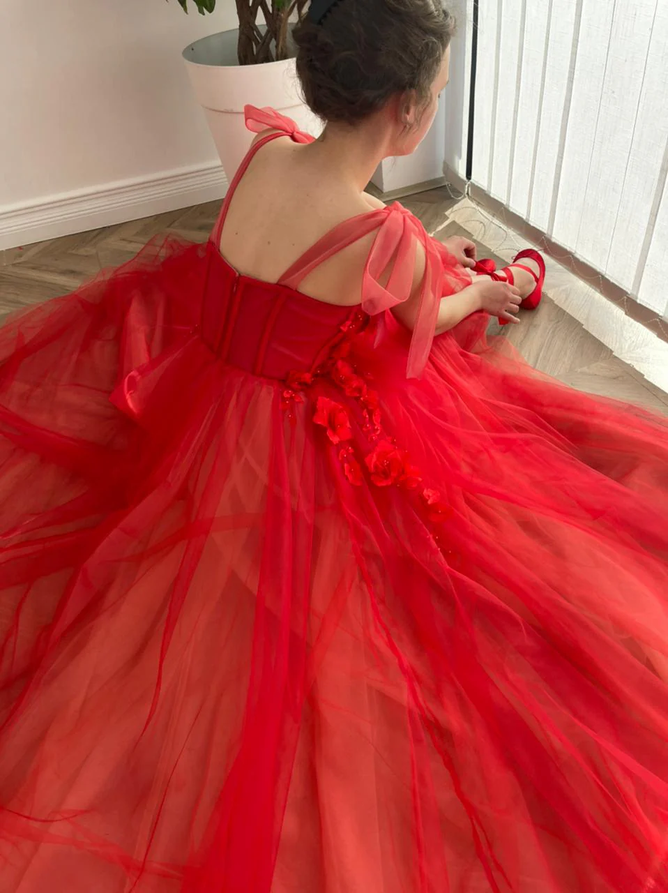 Red Reverie Gown - Image 5