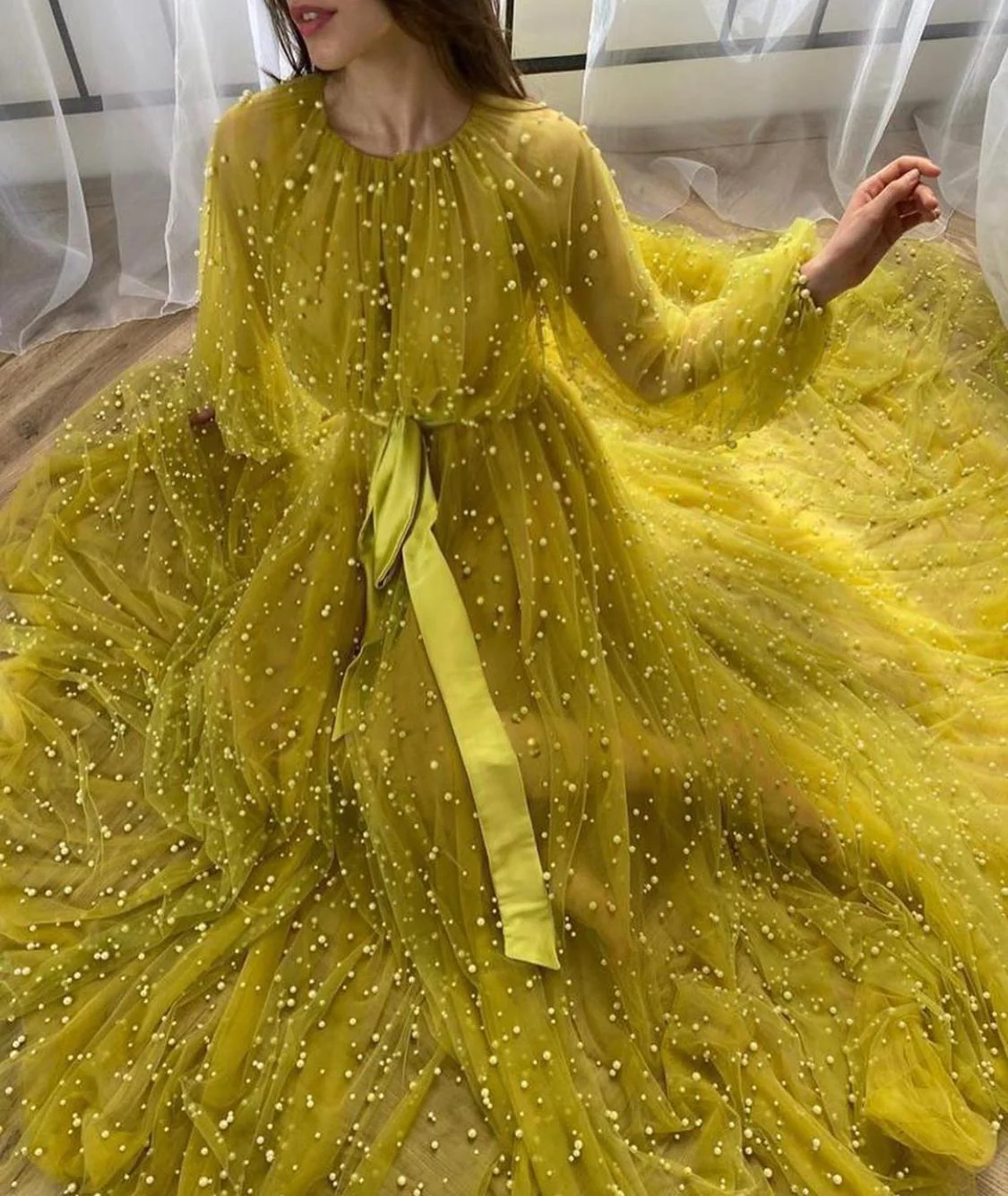 Rosary Beaded Gown - Image 5