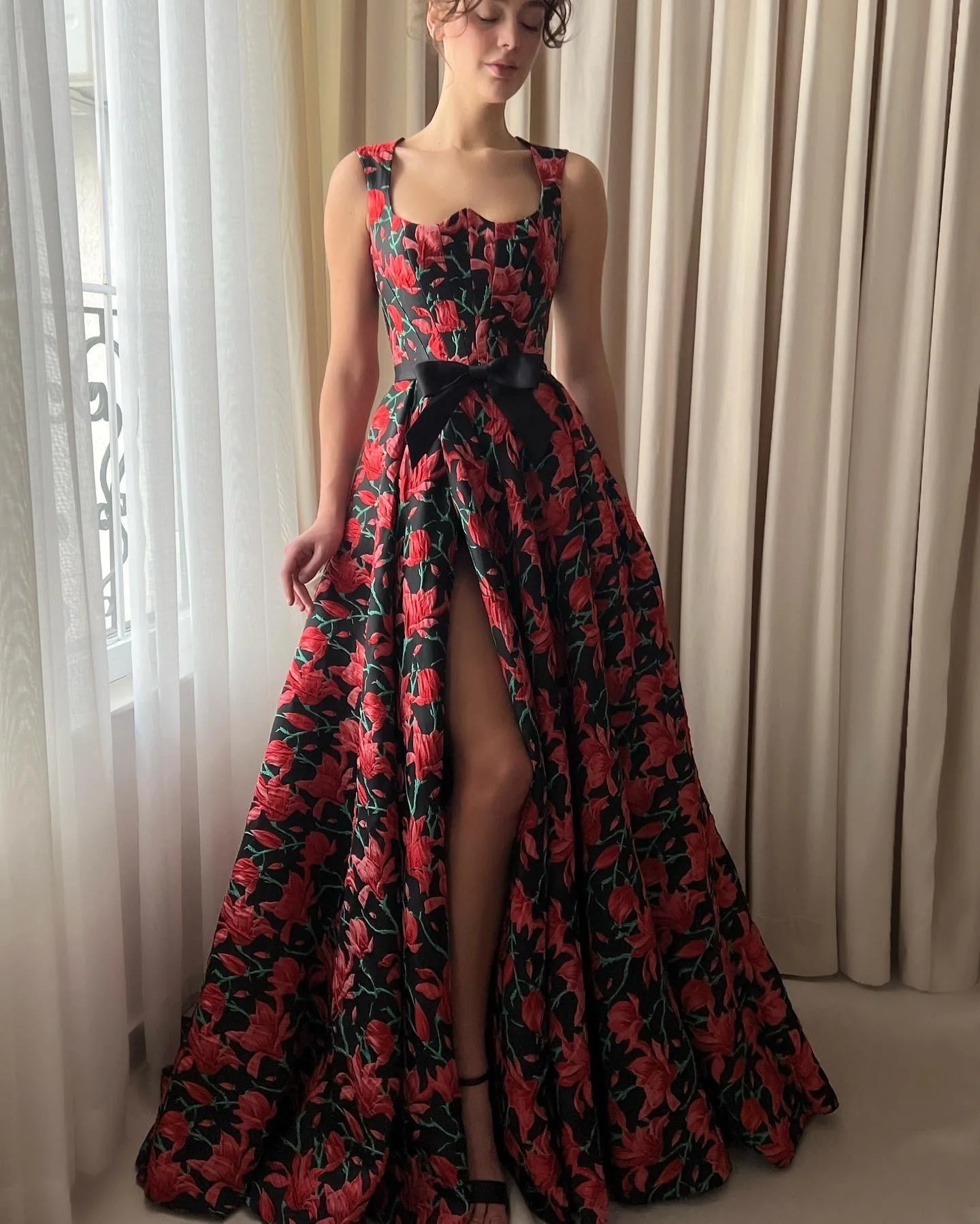 Rosy Obsidian Gown - Image 2
