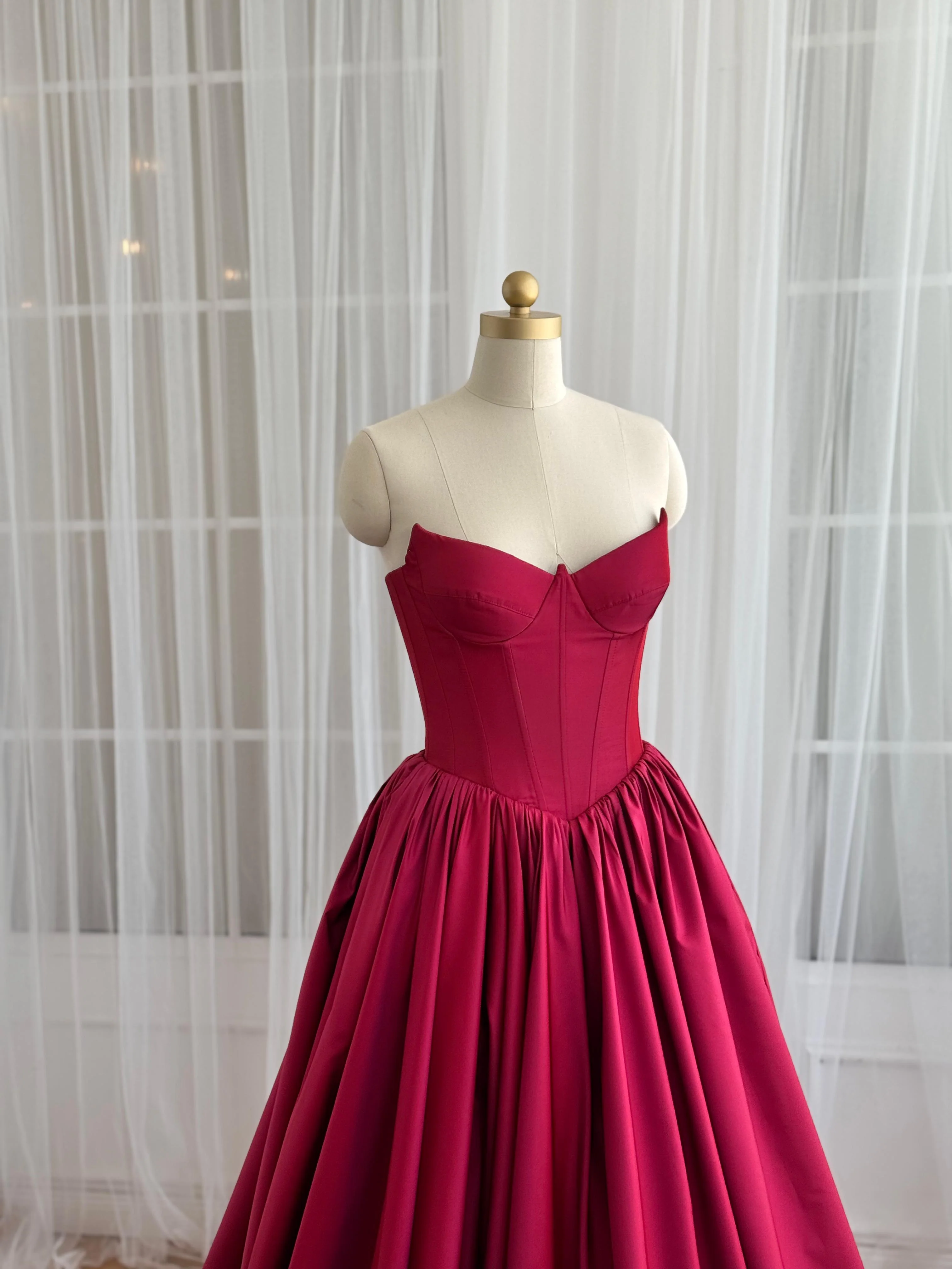 Ruby Beneath Sky Gown - Image 2