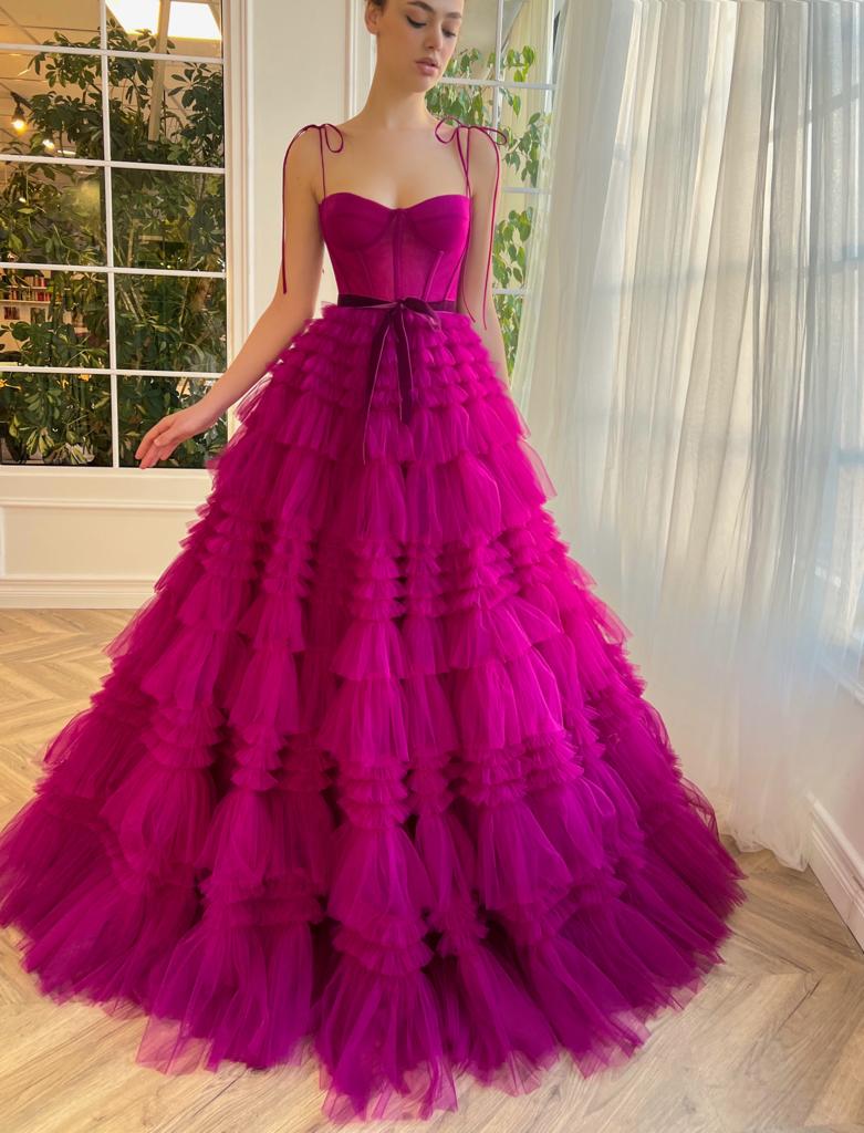 Ruffled Romance Gown