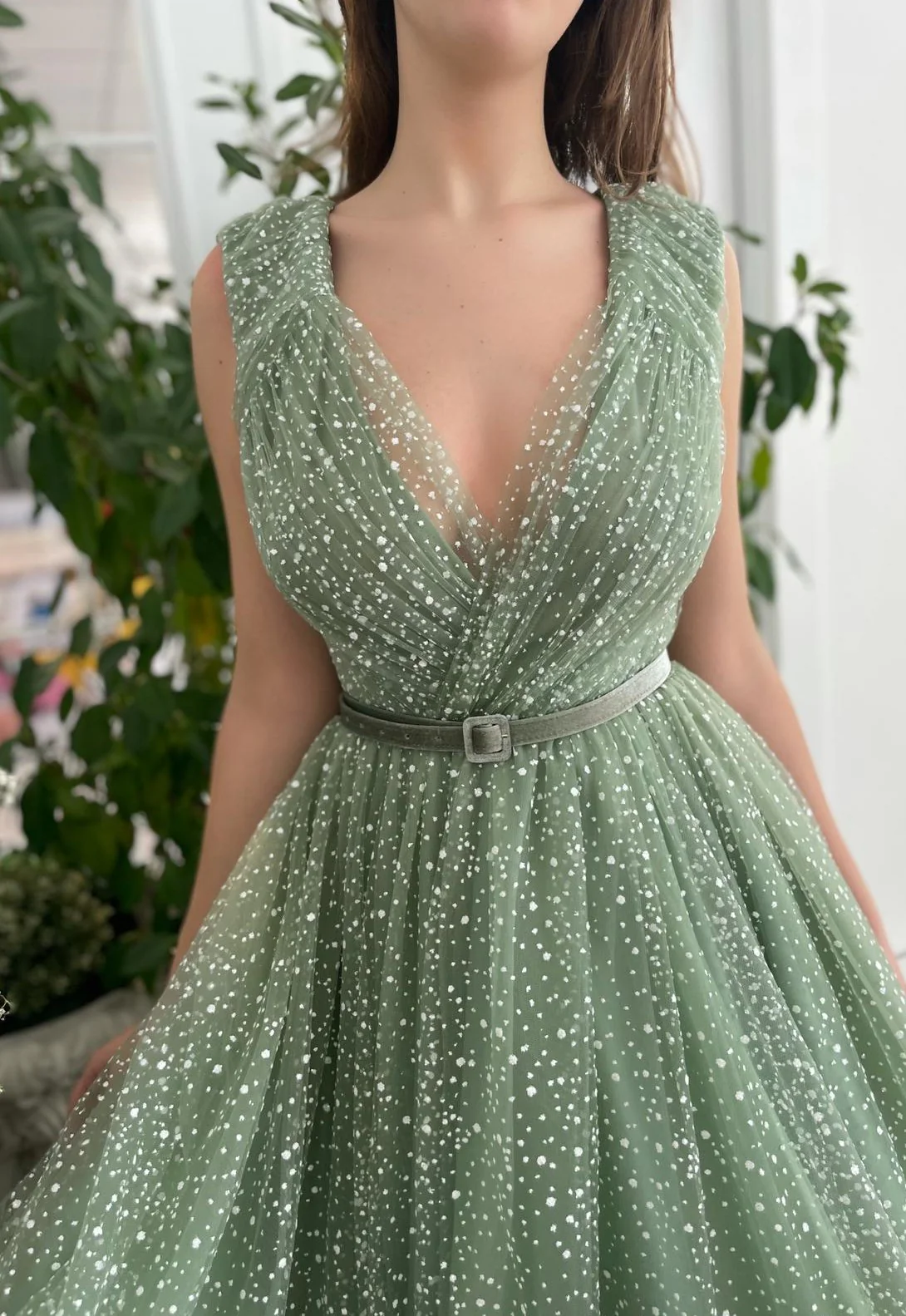 Sage Snowdrop Gown - Image 3