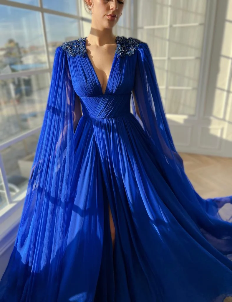 Sapphire Wave Gown - Image 3