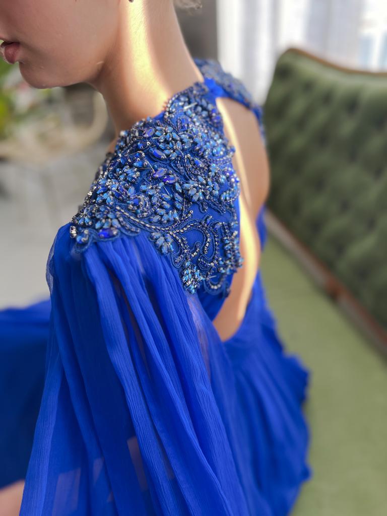 Sapphire Wave Gown - Image 5