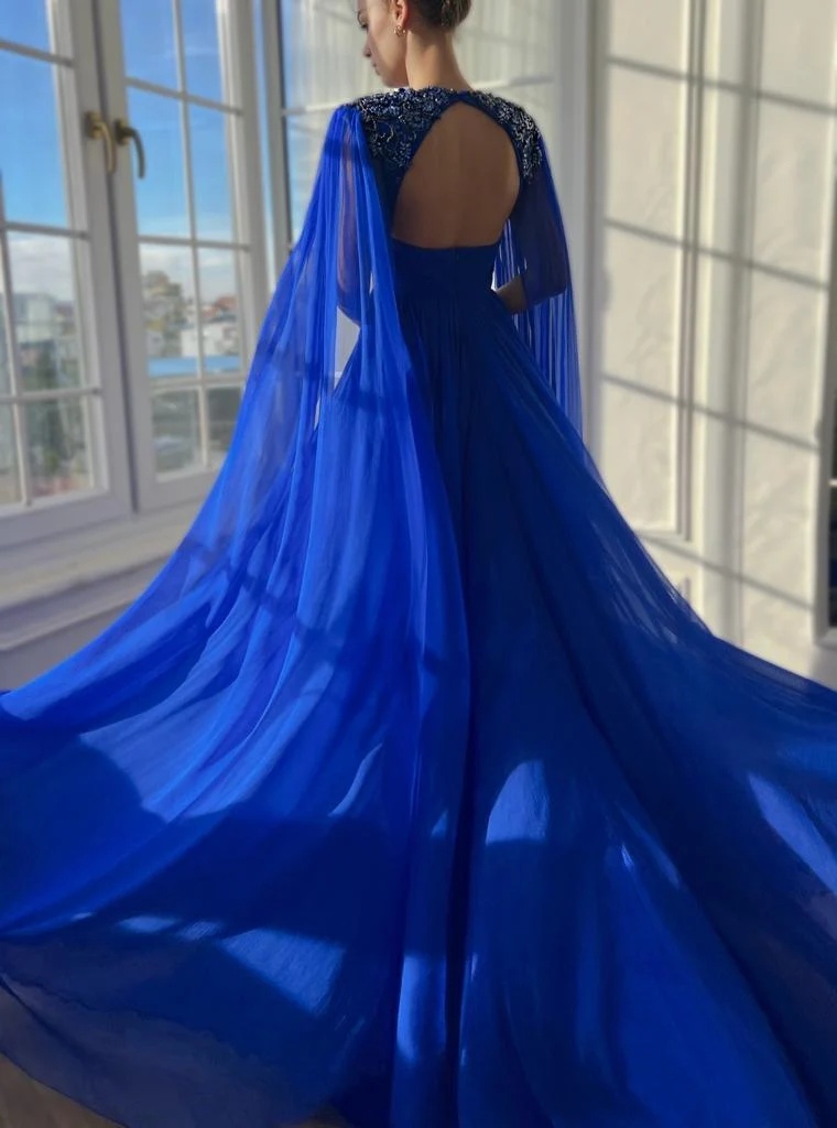 Sapphire Wave Gown - Image 8