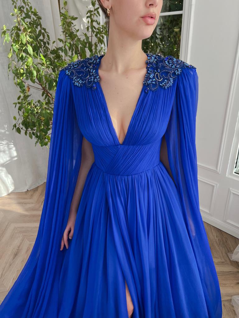 Sapphire Wave Gown - Image 9