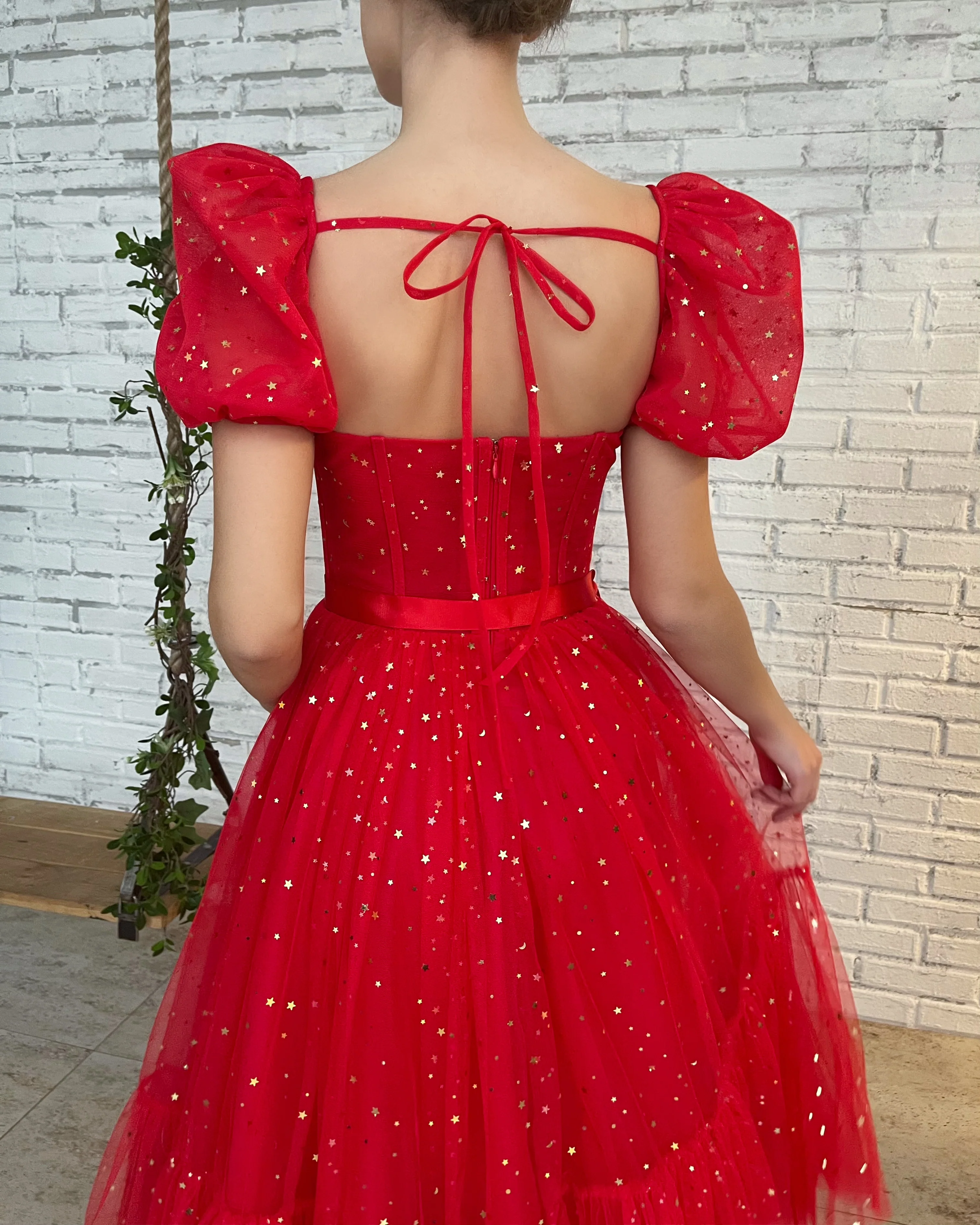 Scarlet Stargazer Dress - Image 6