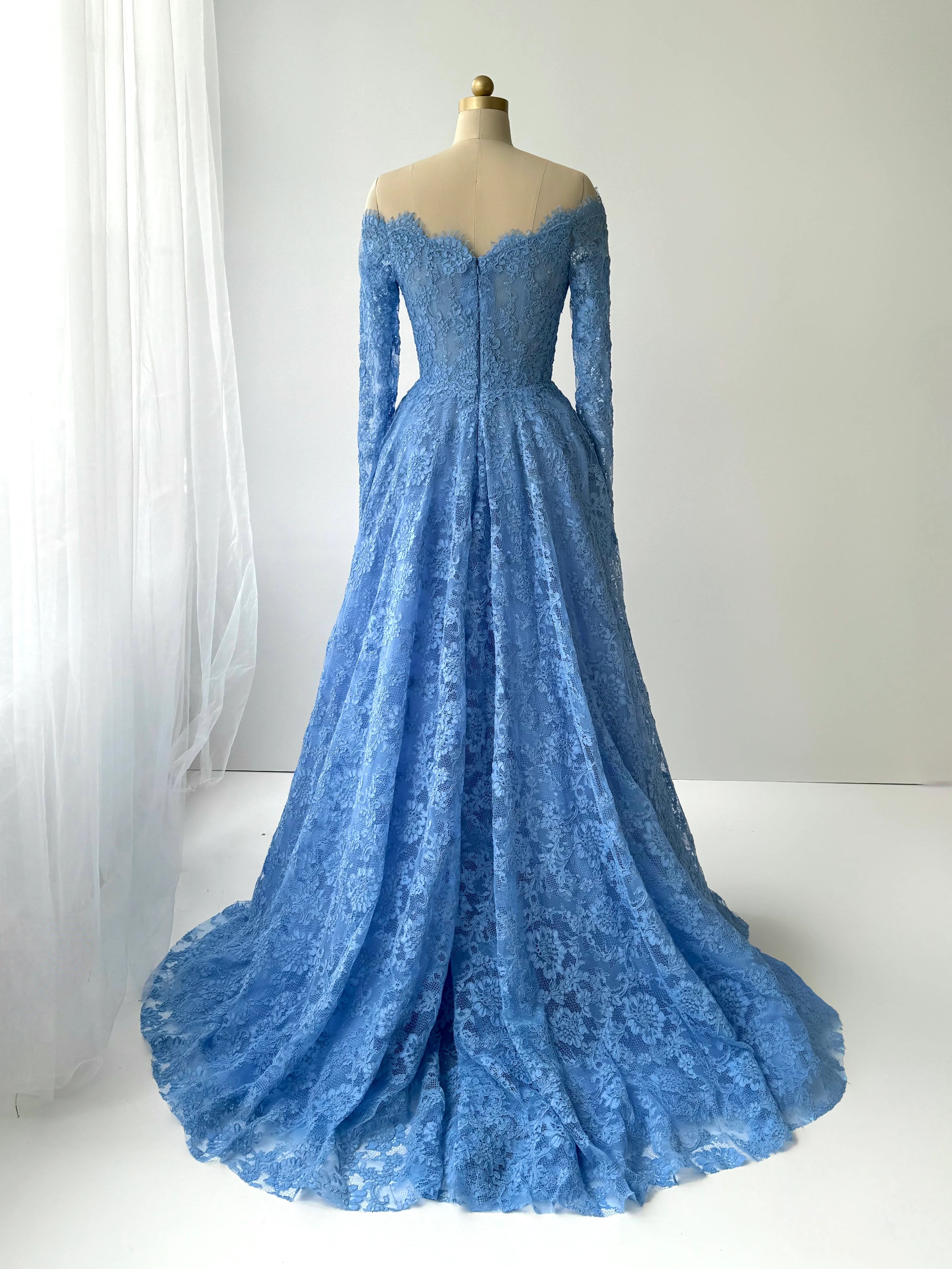 Serene Sapphire Gown - Image 4