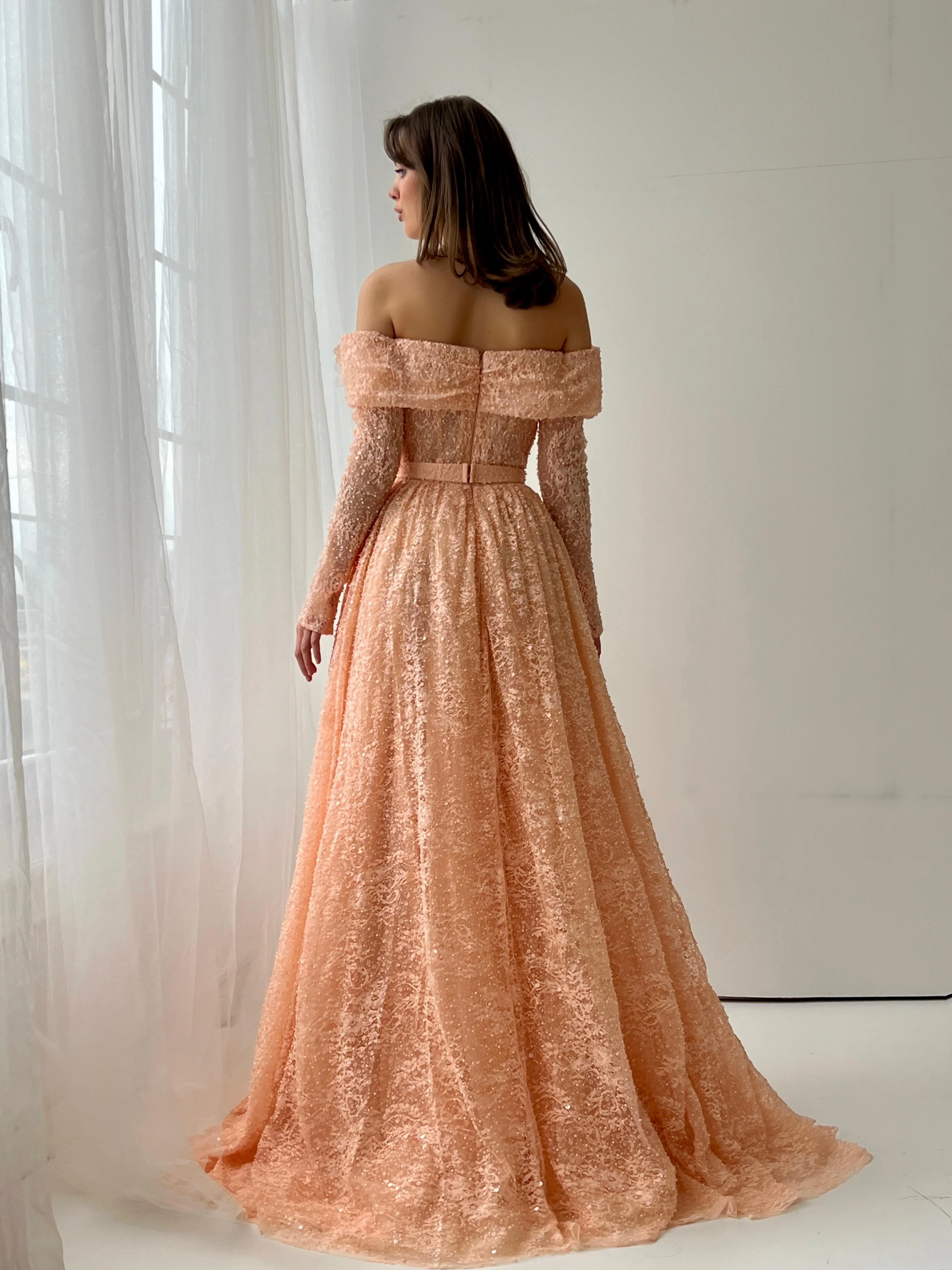 Snowy Sunset Gown - Image 4
