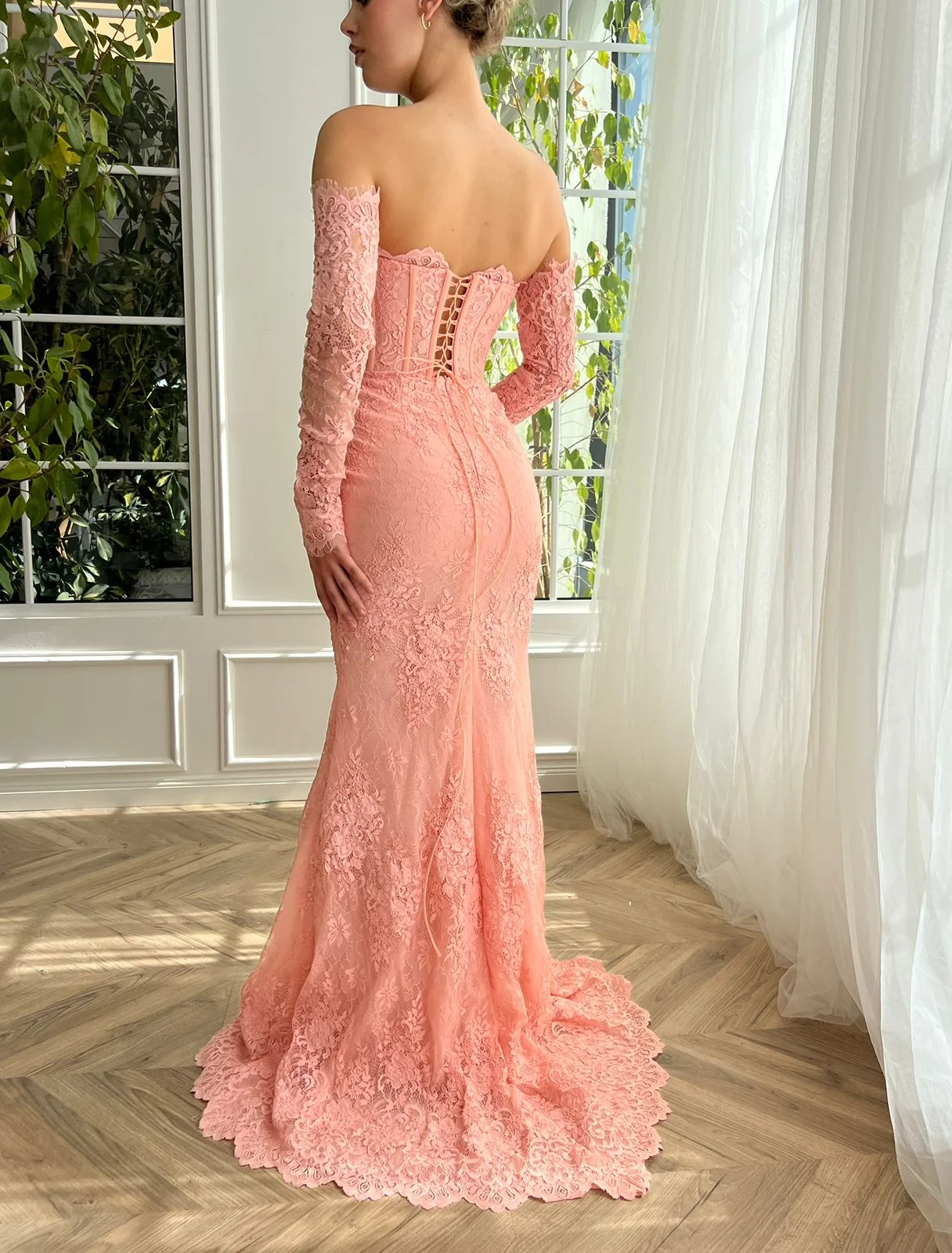 Sweet Petunia Mermaid Gown - Image 4