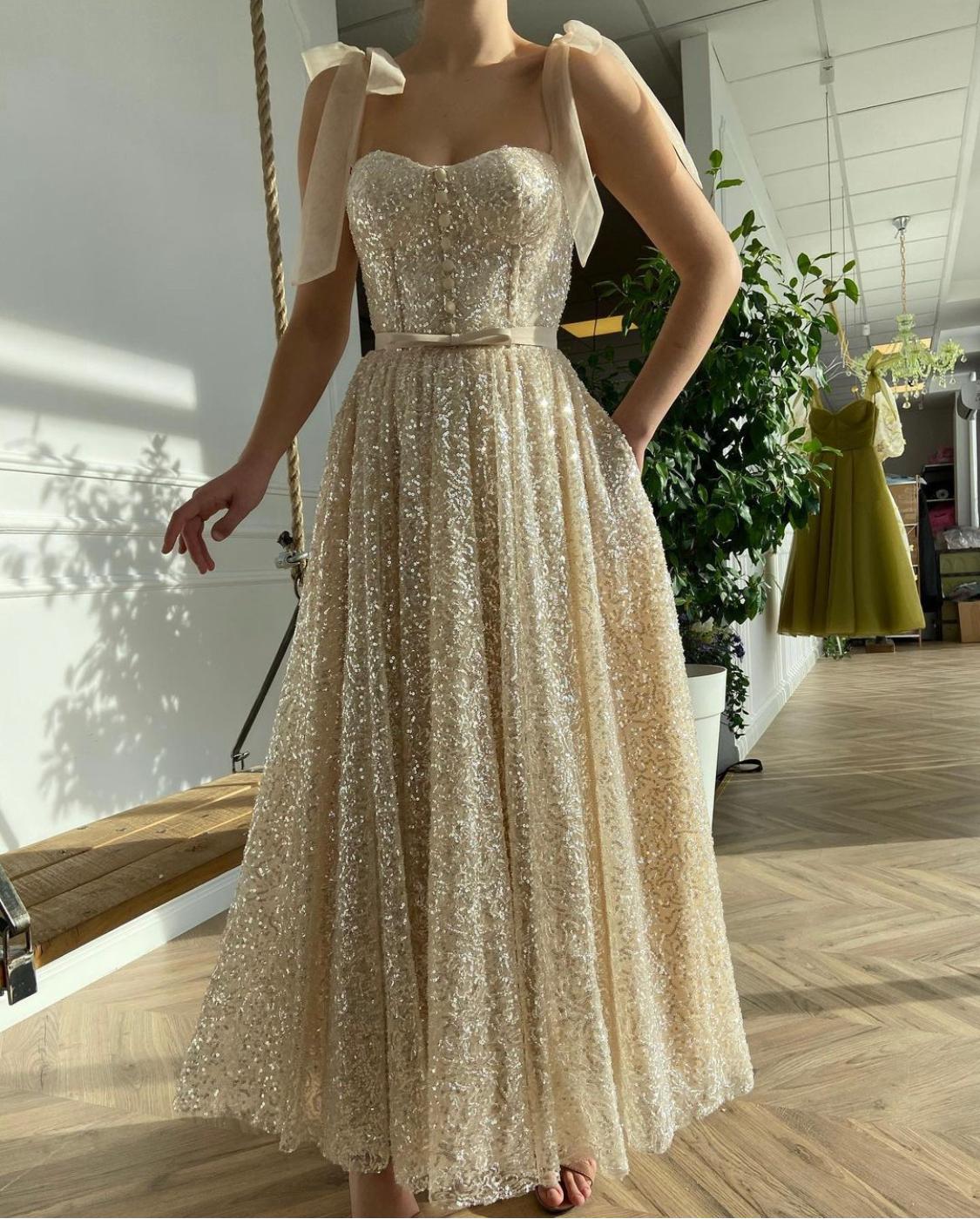The Champagne Diamonds Dress - Image 2