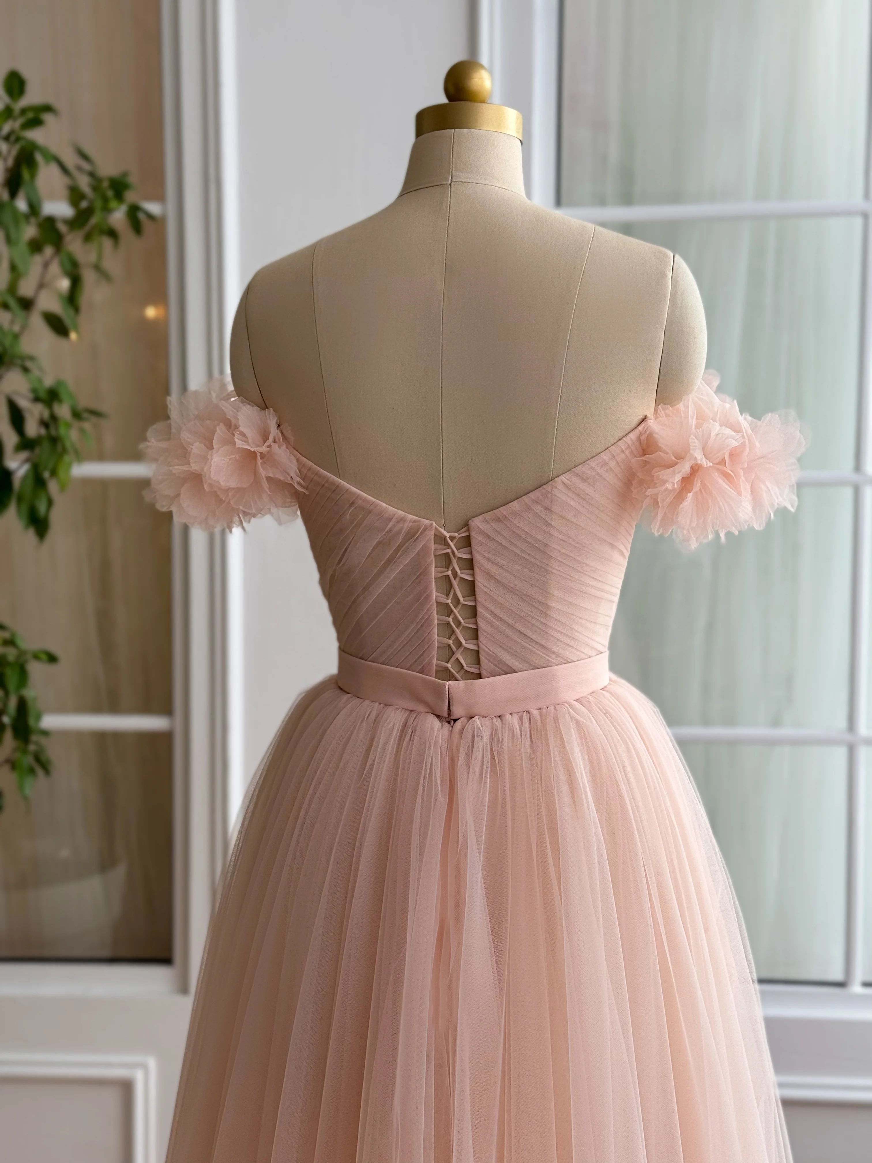 Tiffany Peach Dress - Image 5