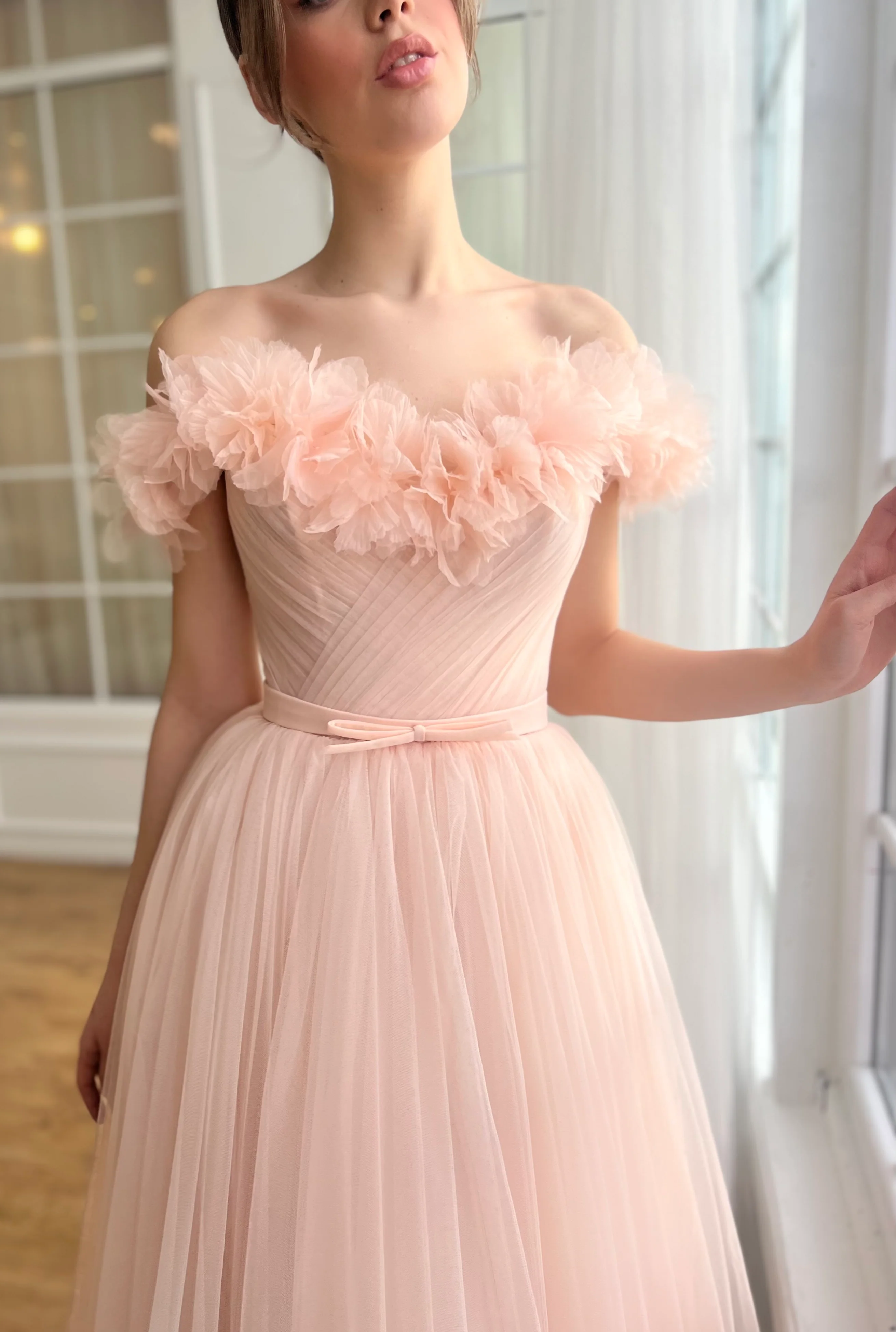 Tiffany Peach Dress - Image 7