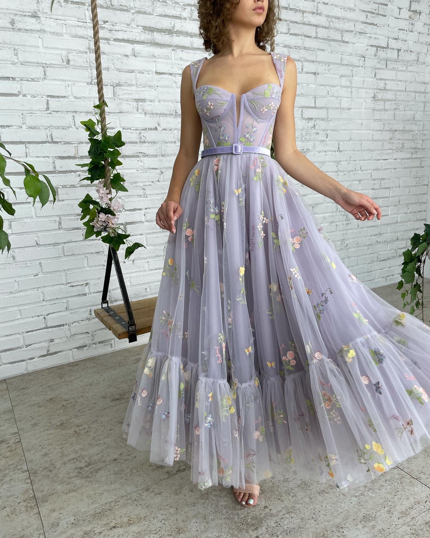 Violet Blooms Terrace Dress - Image 2