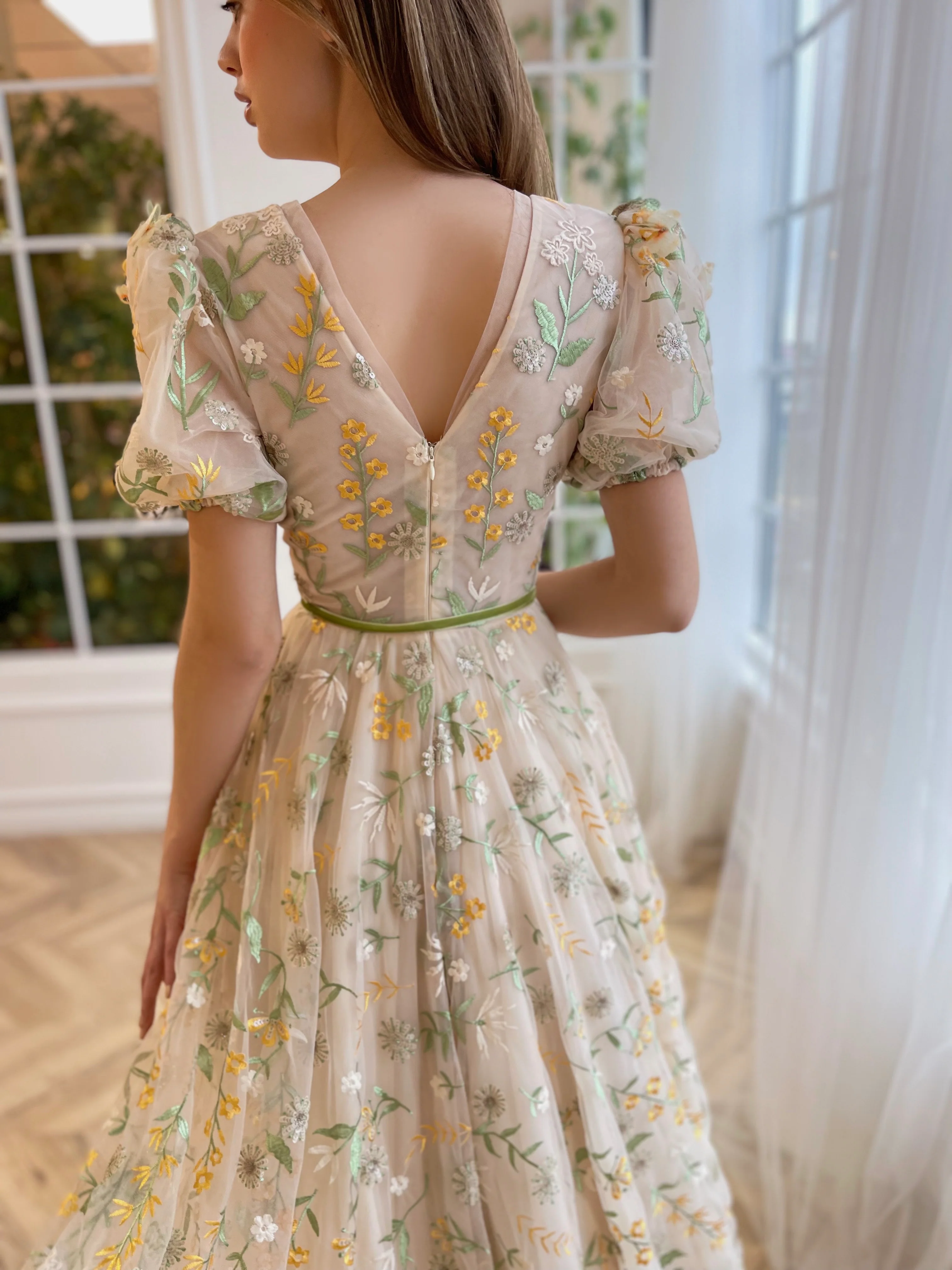 Whimsical Blossom Lace Dress - Image 5